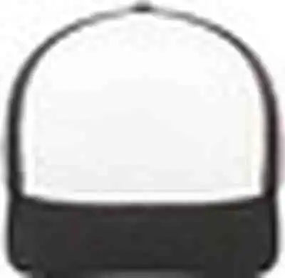 Pacific Headwear P151 Trucker Pacflex Snapback Cap - White Black - 7’’ 7 7/8’’