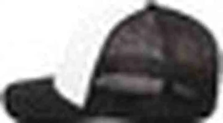 Pacific Headwear P151 Trucker Pacflex Snapback Cap - White Black - 7’’ 7 7/8’’