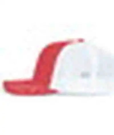Pacific Headwear P151s Contrast Stitch Trucker Pacflex Snapback Cap Red White / 7’’ 7 7/8’’