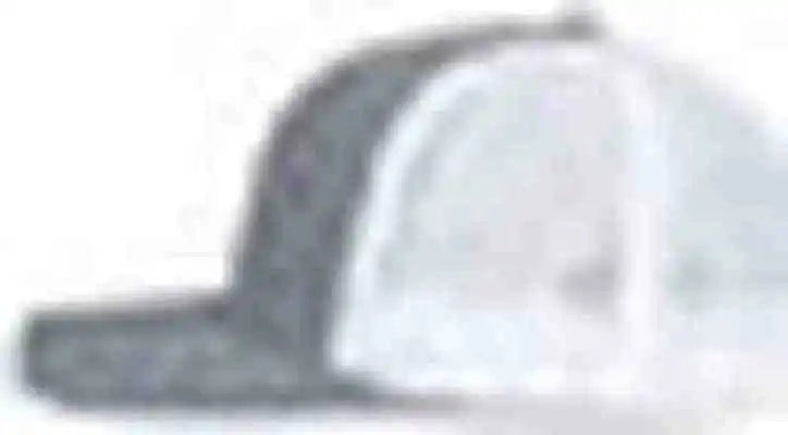 Pacific Headwear P151s Contrast Stitch Trucker Pacflex Snapback Cap - Heather Grey White - Gray / 7’’ 7 7/8’’