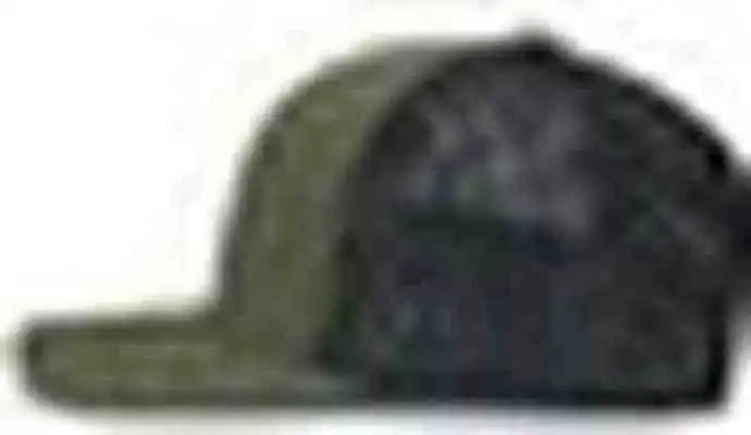 Pacific Headwear P151s Contrast Stitch Trucker Pacflex Snapback Cap - Moss Lt Charcoal - Olive Gray / 7’’ 7 7/8’’
