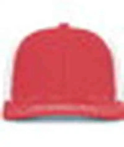 Pacific Headwear P151s Contrast Stitch Trucker Pacflex Snapback Cap Red White / 7’’ 7 7/8’’