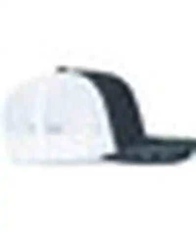 Pacific Headwear P151s Contrast Stitch Trucker Pacflex Snapback Cap - Navy White - 7’’ 7 7/8’’
