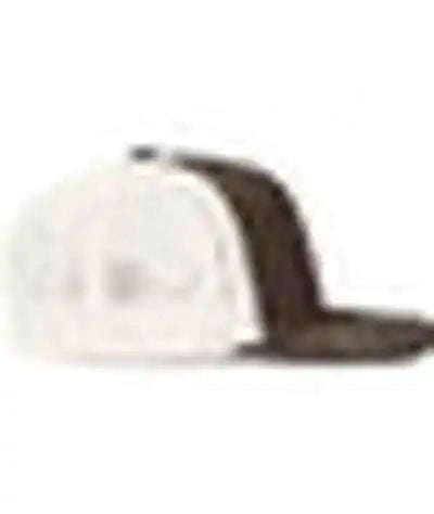 Pacific Headwear P151s Contrast Stitch Trucker Pacflex Snapback Cap - Grey Brown Beige - Gray / 7’’ 7 7/8’’
