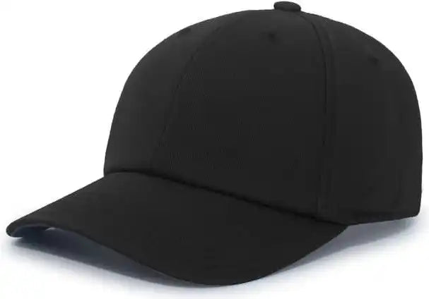 Pacific Headwear P200 Hybrid Cotton Dad Cap - Black - 7’’ - 7 7/8’’