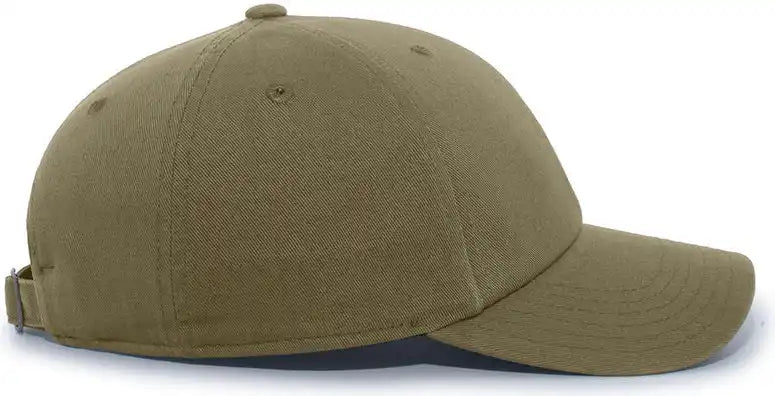 Pacific Headwear P200 Hybrid Cotton Dad Cap Olive / 7’’ 7 7/8’’