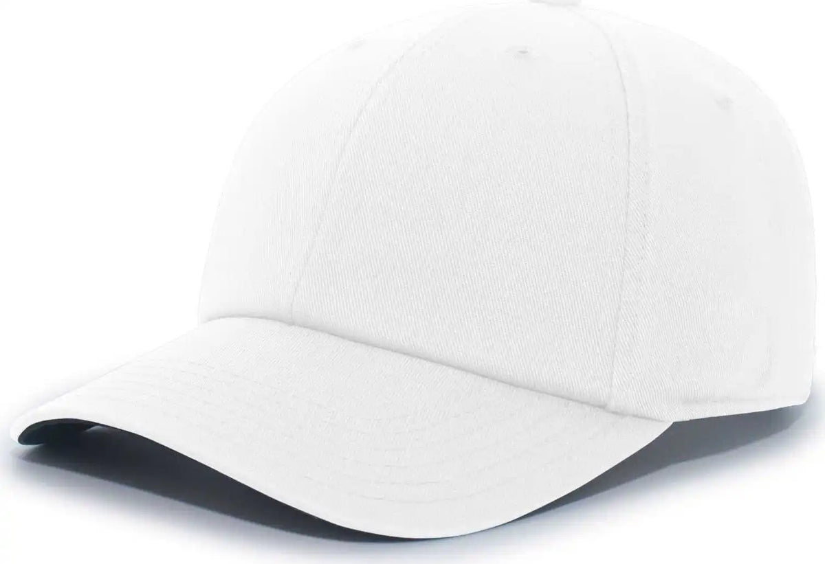 Pacific Headwear P200 Hybrid Cotton Dad Cap - White - 7’’ - 7 7/8’’