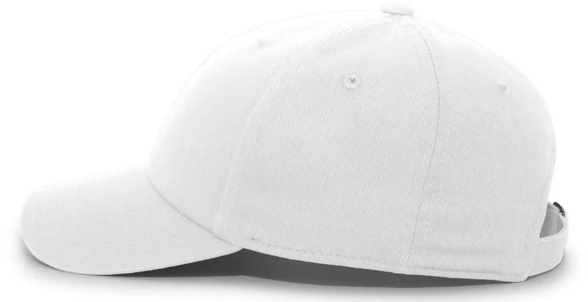 Pacific Headwear P202 Ladies Hybrid Cotton Dad Cap - White - 7’’ - 7 7/8’’