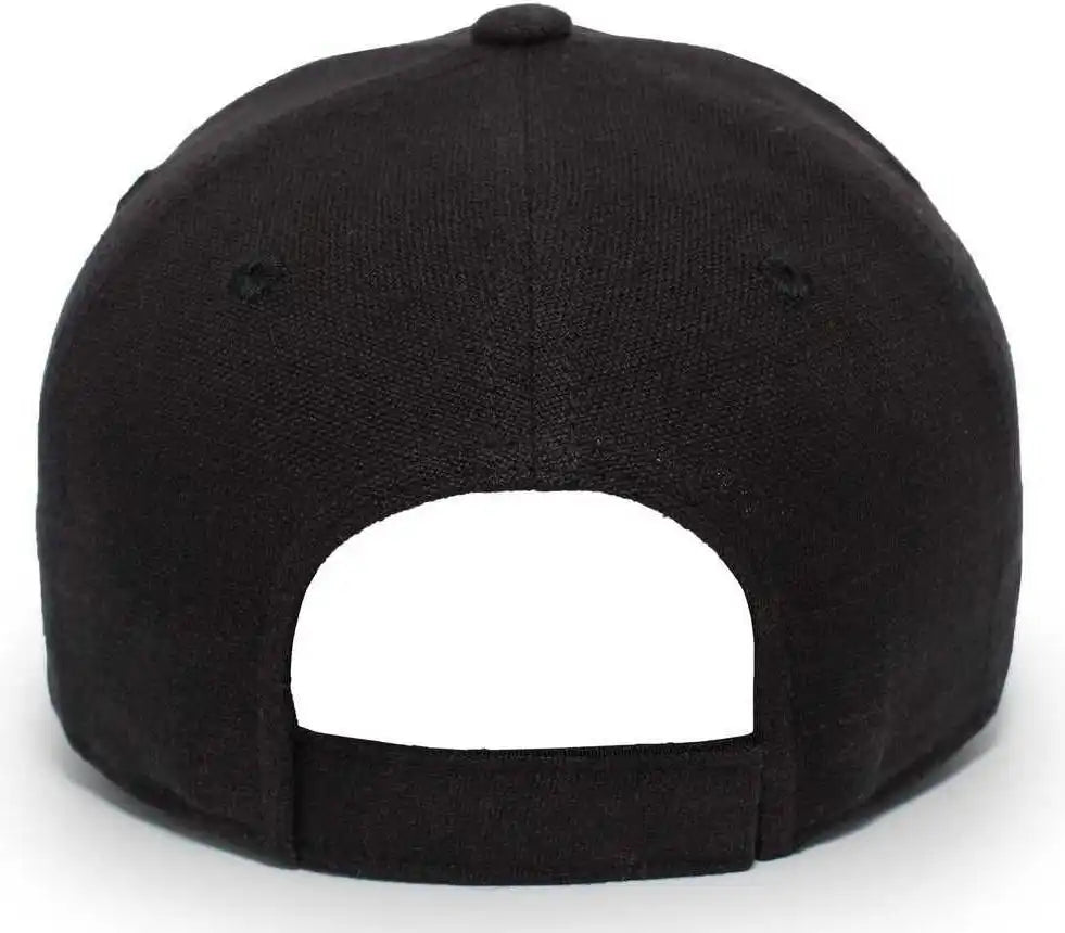 Pacific Headwear P204 Hemp Dad Cap - Black - 7’’ - 7 7/8’’
