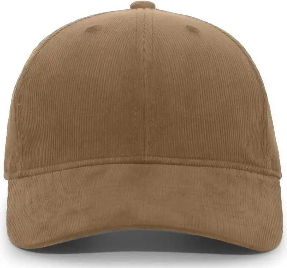 Pacific Headwear P206 Hybrid Corduroy Dad Cap - Brown - 7’’ - 7 7/8’’