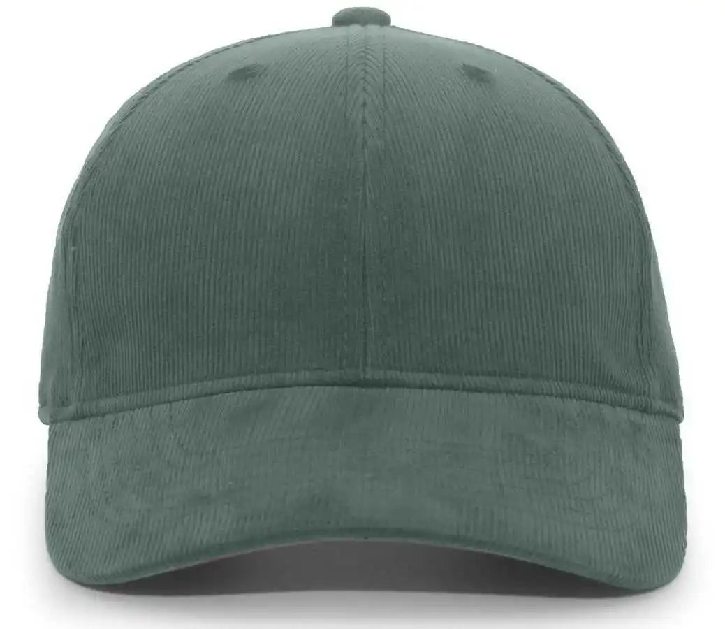 Pacific Headwear P206 Hybrid Corduroy Dad Cap - Olive - 7’’ - 7 7/8’’