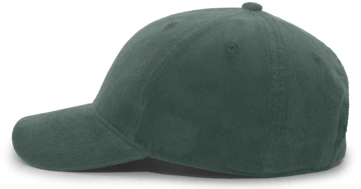 Pacific Headwear P206 Hybrid Corduroy Dad Cap - Olive - 7’’ - 7 7/8’’