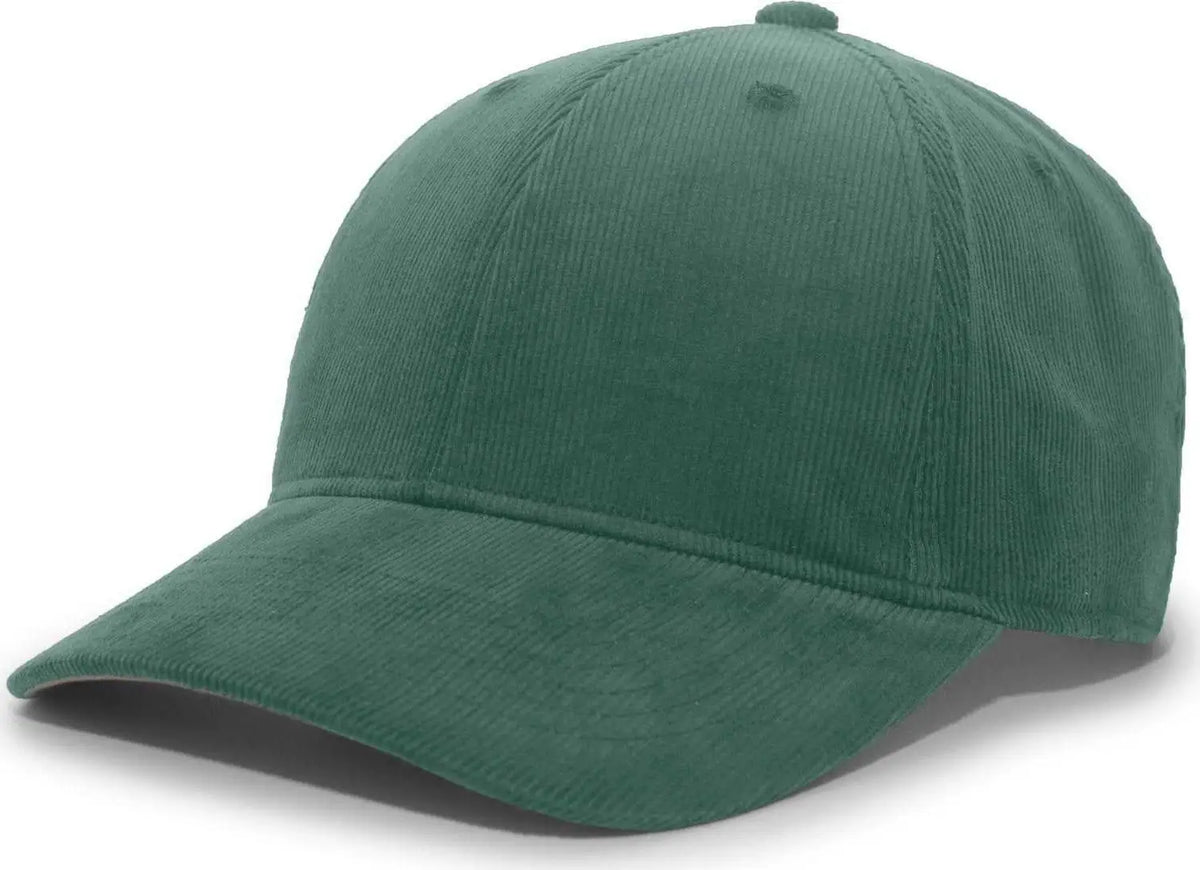 Pacific Headwear P206 Hybrid Corduroy Dad Cap - Olive - 7’’ - 7 7/8’’
