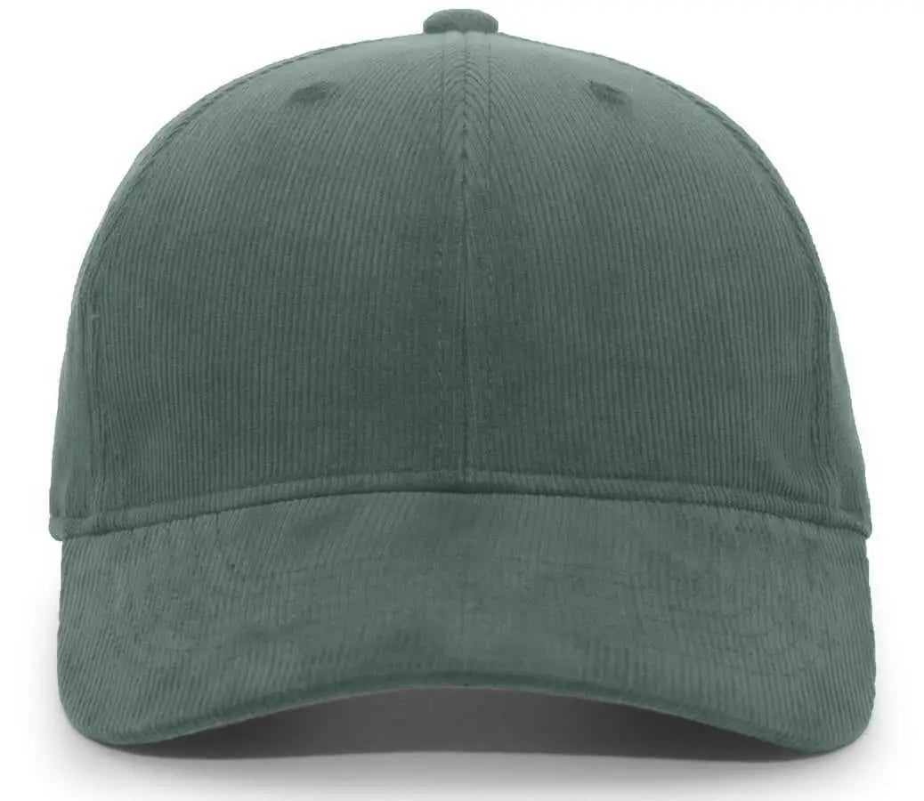 Pacific Headwear P206 Hybrid Corduroy Dad Cap - Olive