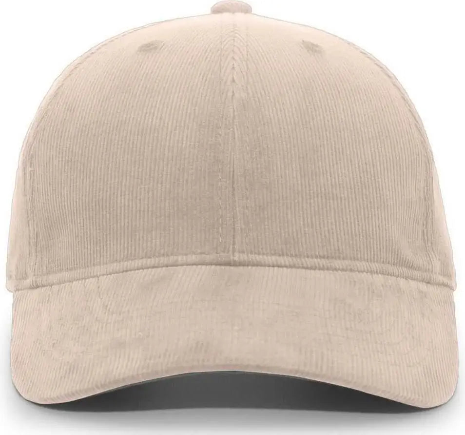 Pacific Headwear P206 Hybrid Corduroy Dad Cap - Sandstone