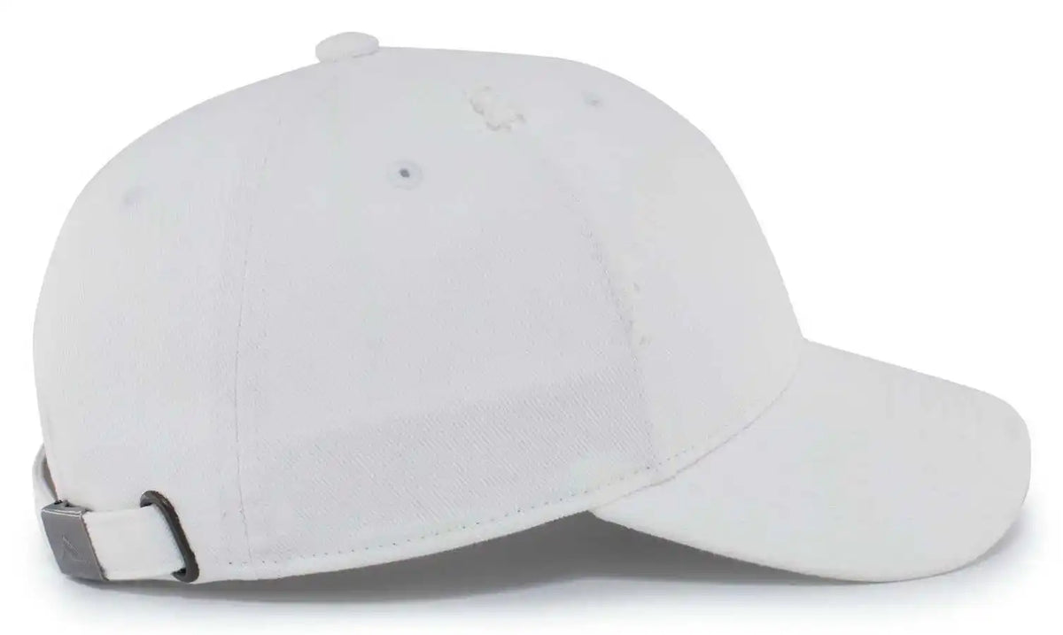 Pacific Headwear P207 Hybrid Denim Dad Cap - White - 7’’ - 7 7/8’’