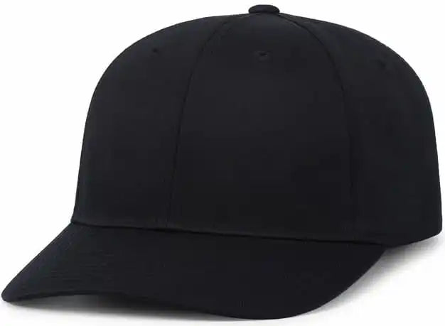 Pacific Headwear P208 Hybrid Snapback Dad Cap - Black - 7’’ - 7 7/8’’