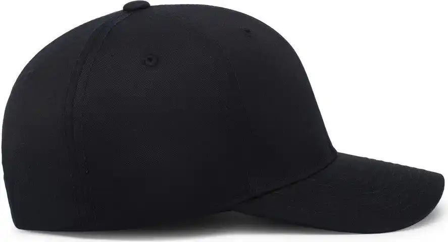 Pacific Headwear P208 Hybrid Snapback Dad Cap - Black - 7’’ - 7 7/8’’