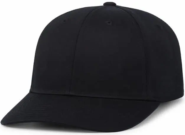 Pacific Headwear P208 Hybrid Snapback Dad Cap - Black - 7’’ - 7 7/8’’