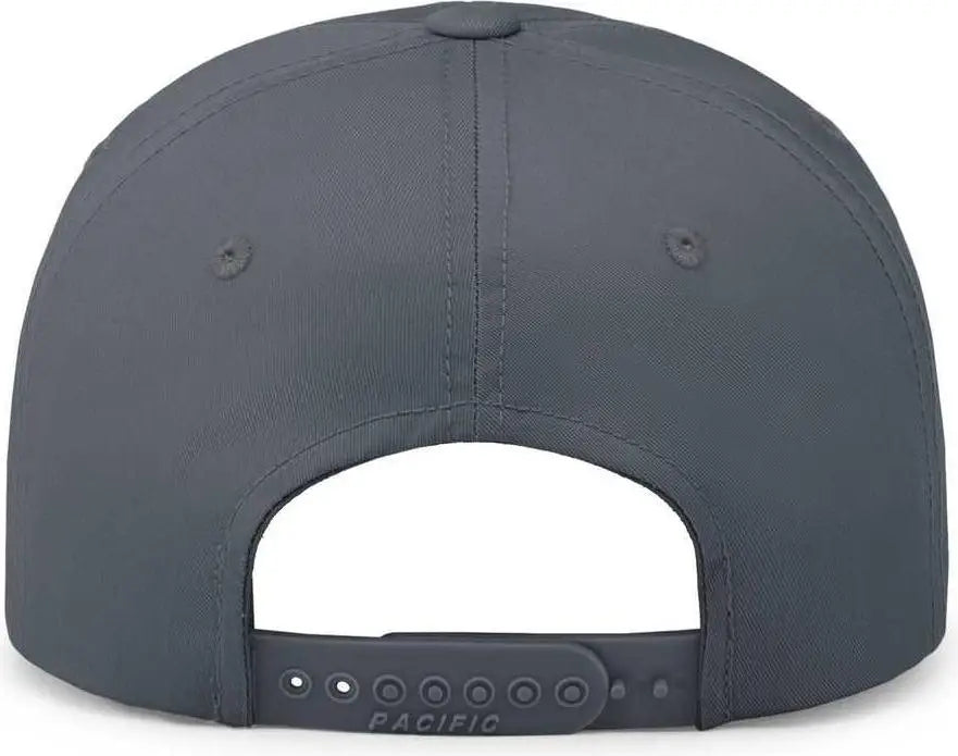 Pacific Headwear P208 Hybrid Snapback Dad Cap - Graphite - 7’’ - 7 7/8’’