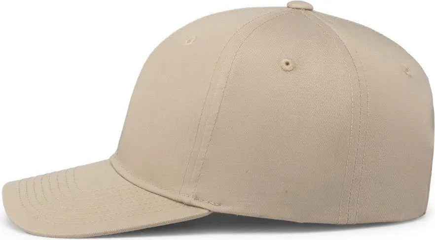 Pacific Headwear P208 Hybrid Snapback Dad Cap - Khaki