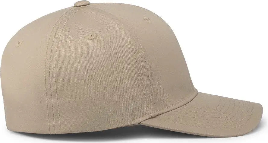 Pacific Headwear P208 Hybrid Snapback Dad Cap - Khaki