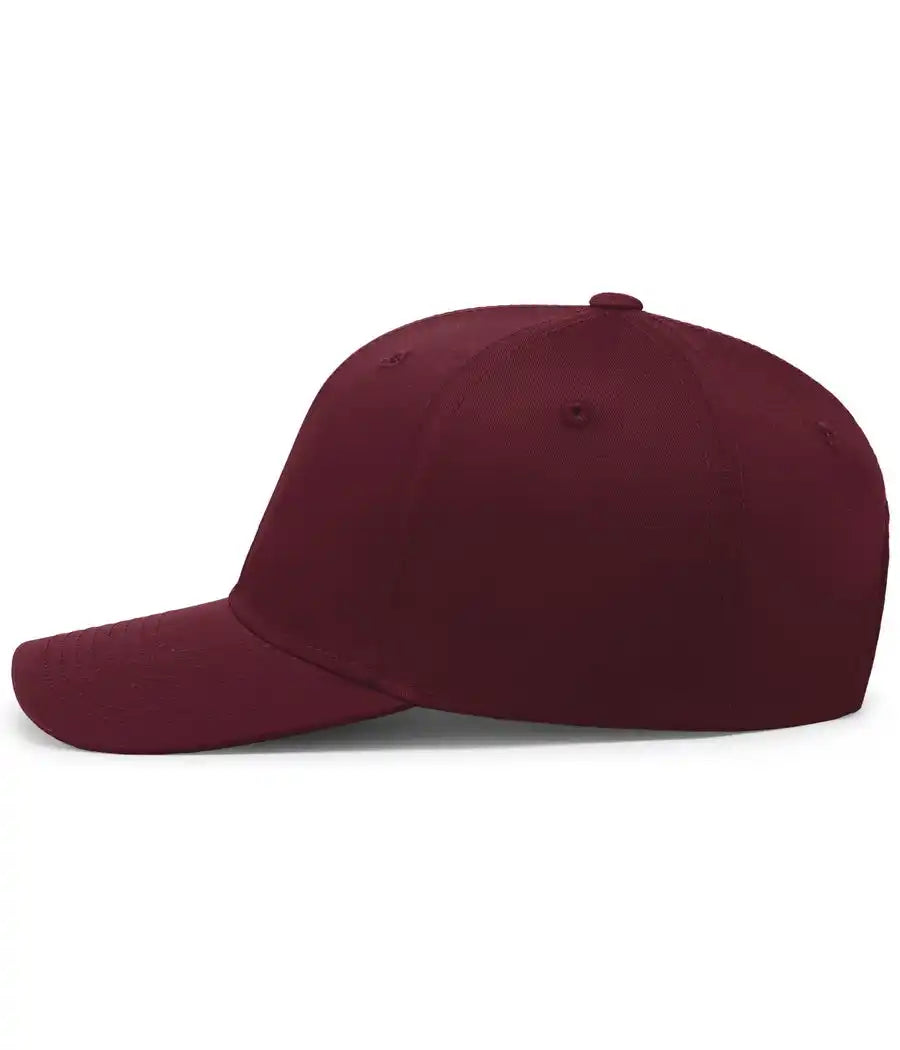 Pacific Headwear P208 Hybrid Snapback Dad Cap - Maroon - 7’’ - 7 7/8’’