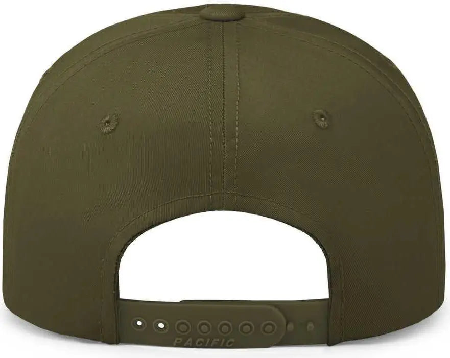 Pacific Headwear P208 Hybrid Snapback Dad Cap - Moss - 7’’ - 7 7/8’’