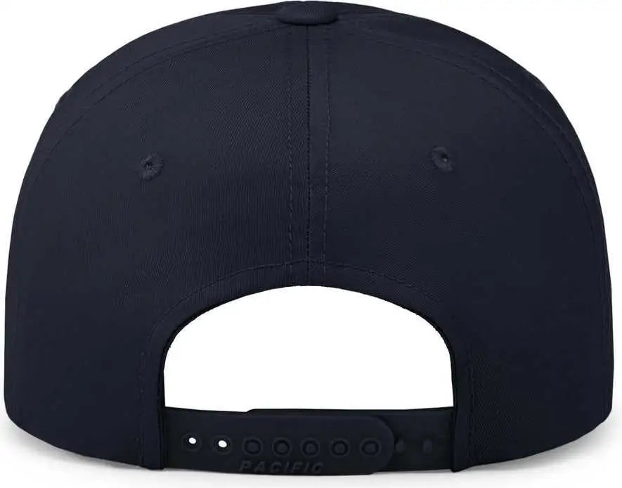Pacific Headwear P208 Hybrid Snapback Dad Cap - Navy - 7’’ - 7 7/8’’