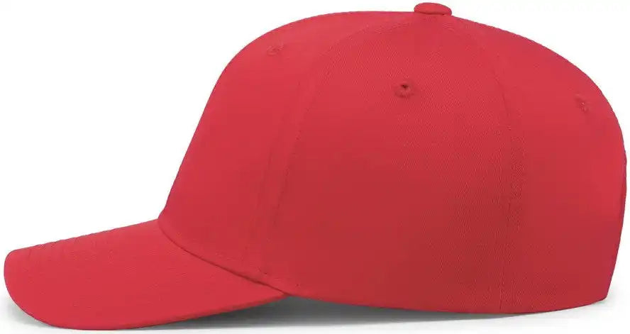 Pacific Headwear P208 Hybrid Snapback Dad Cap - Red - 7’’ - 7 7/8’’