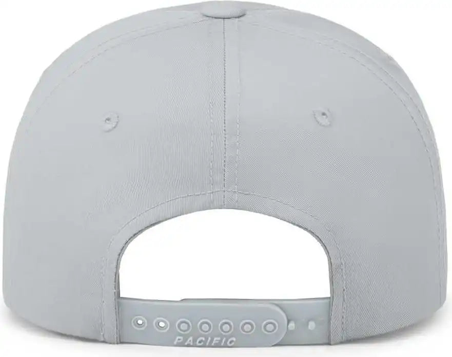 Pacific Headwear P208 Hybrid Snapback Dad Cap Silver / 7’’ 7 7/8’’