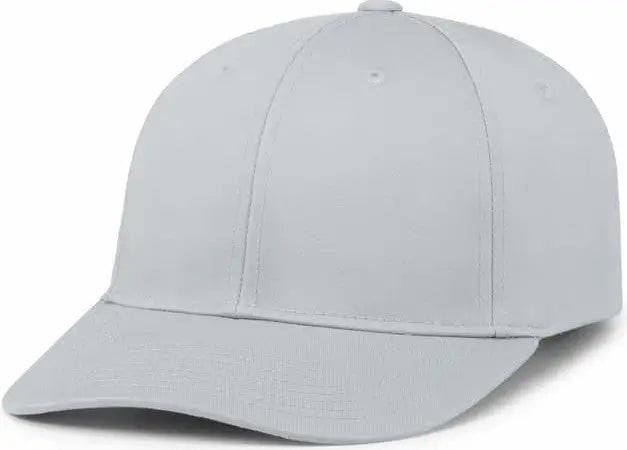 Pacific Headwear P208 Hybrid Snapback Dad Cap - Silver