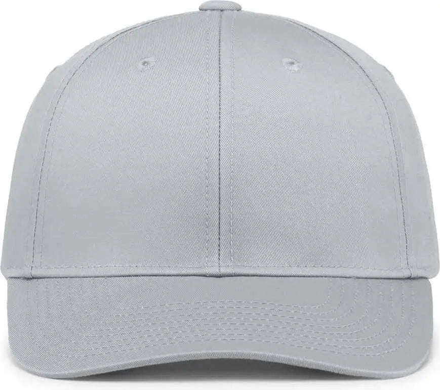 Pacific Headwear P208 Hybrid Snapback Dad Cap - Silver