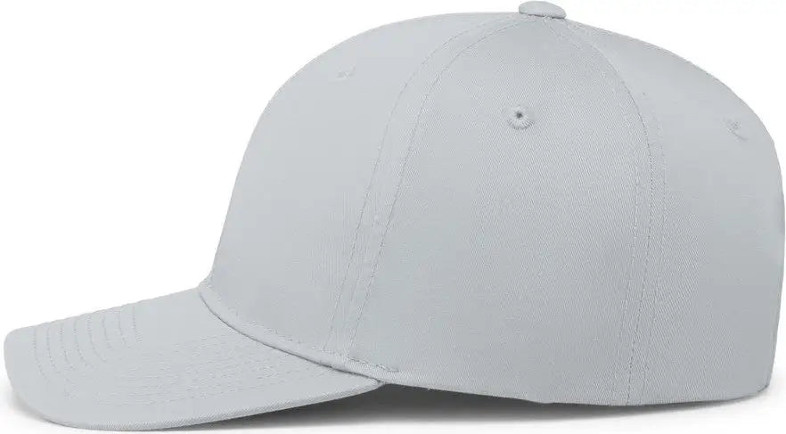 Pacific Headwear P208 Hybrid Snapback Dad Cap - Silver