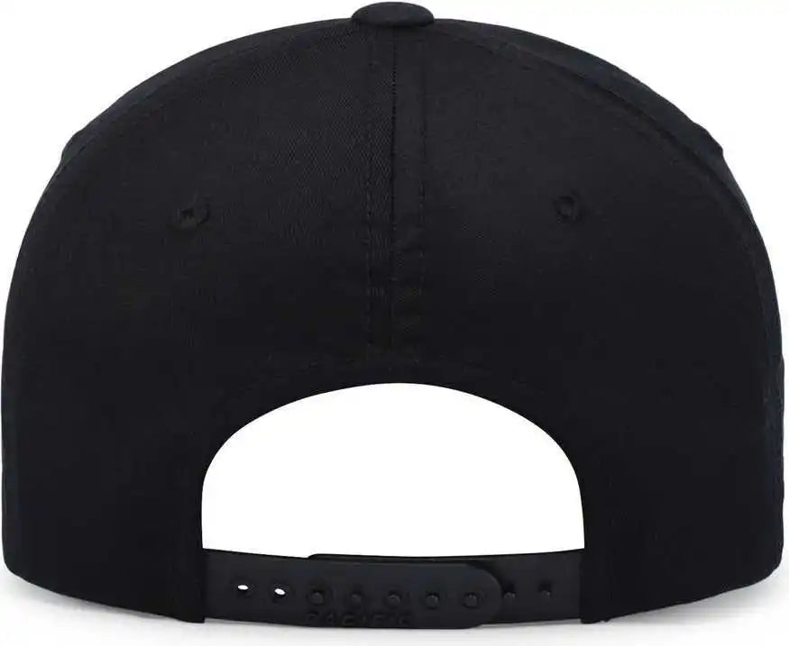 Pacific Headwear P208 Hybrid Snapback Dad Cap White Black / 7’’ 7 7/8’’