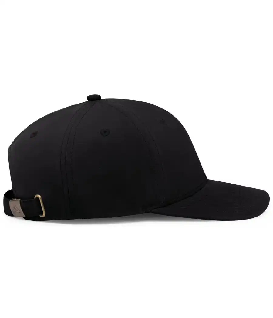 Pacific Headwear P299 Waxed Cotton Dad Cap Black / 7’’ 7 7/8’’
