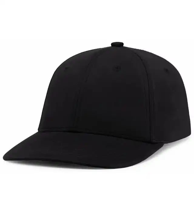 Pacific Headwear P299 Waxed Cotton Dad Cap Black / 7’’ 7 7/8’’