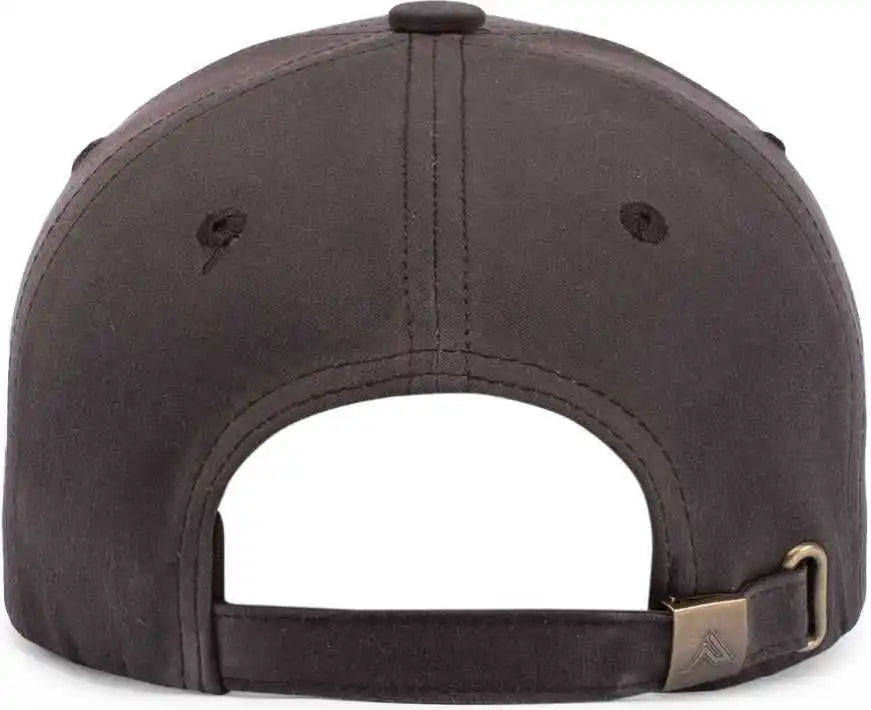Pacific Headwear P299 Waxed Cotton Dad Cap - Brown - 7’’ - 7 7/8’’