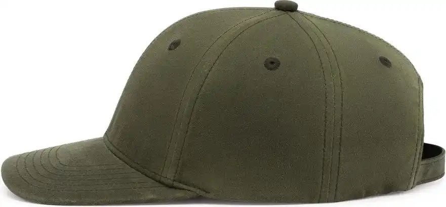 Pacific Headwear P299 Waxed Cotton Dad Cap - Moss - 7’’ - 7 7/8’’