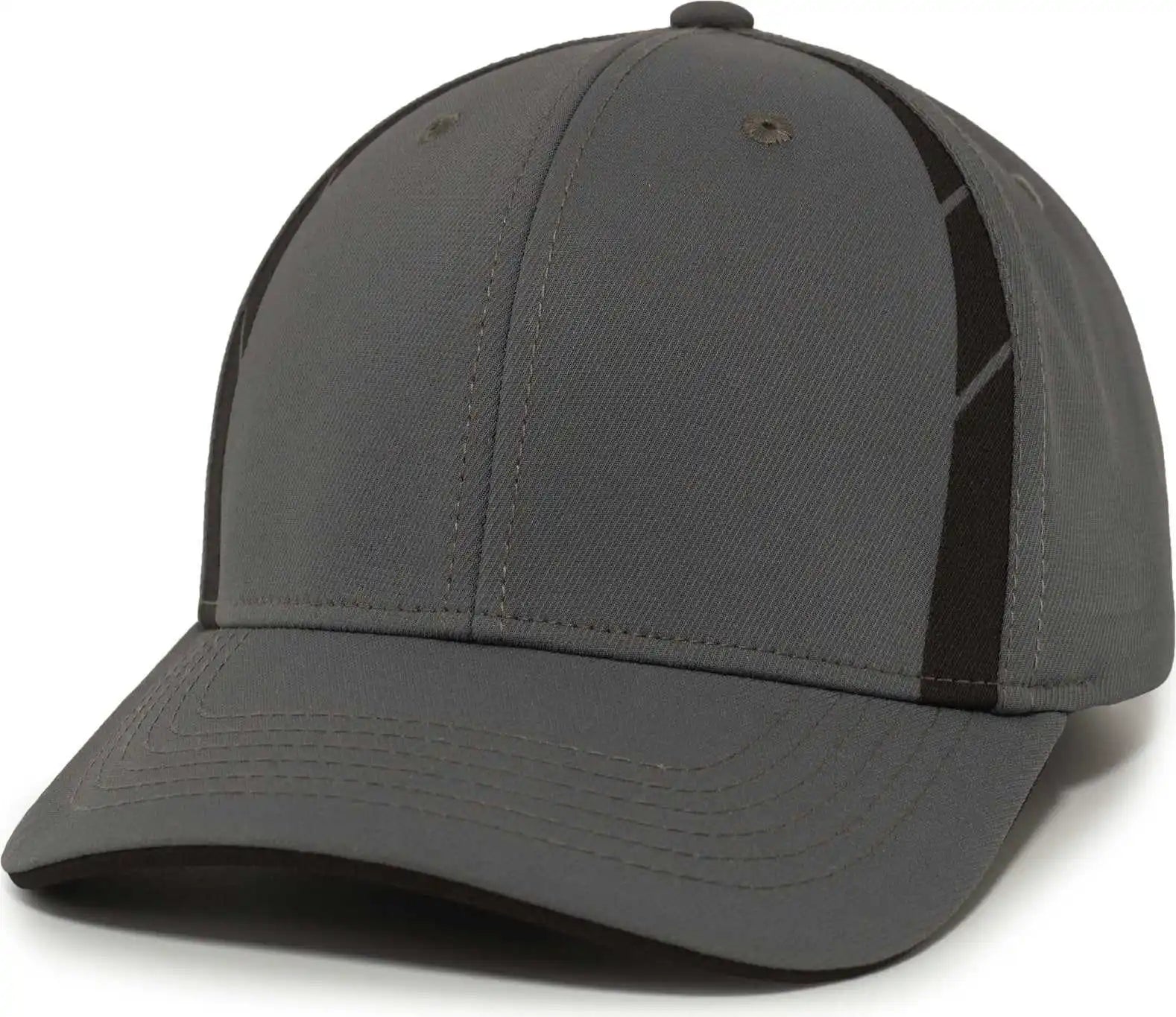 Pacific Headwear P303 Coolcore Sideline Snapback Cap - Graphite Black - Dark Gray / 7’’ - 7 7/8’’