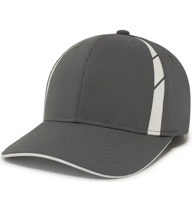 Pacific Headwear P303 Coolcore Sideline Snapback Cap - Graphite White - Dark Gray / 7’’ - 7 7/8’’