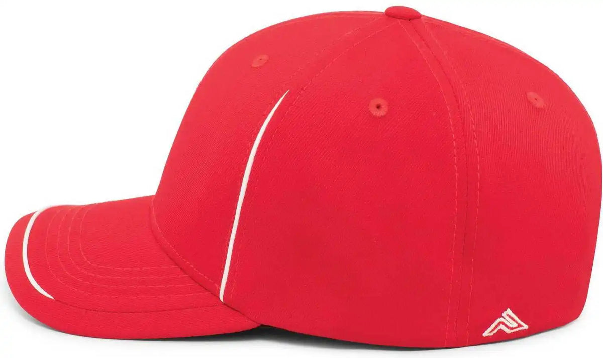 Pacific Headwear P304 Legend Cap - Red White