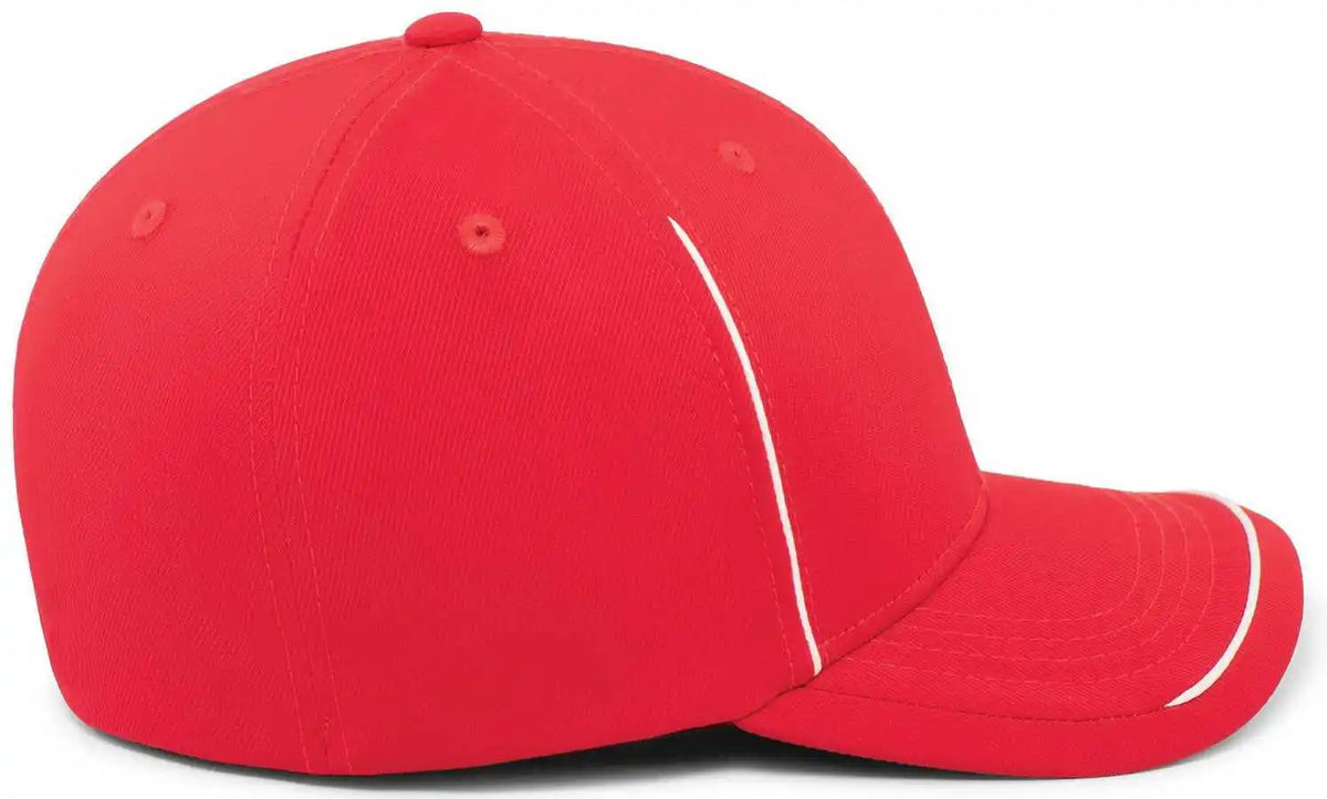 Pacific Headwear P304 Legend Cap - Red White