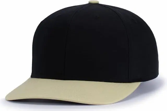 Pacific Headwear P322 Poly/cotton Snapback Cap - Black Vegas Gold