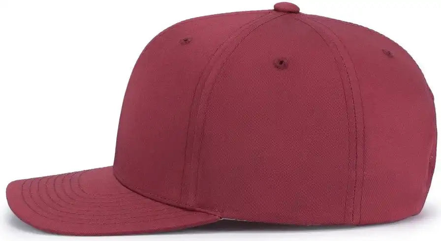 Pacific Headwear P322 Poly/cotton Snapback Cap Cardinal (sgma)