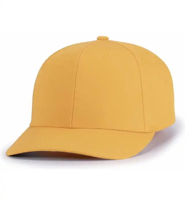 Pacific Headwear P322 Poly/cotton Snapback Cap - Gold - 6 1/2’’ - 7’’