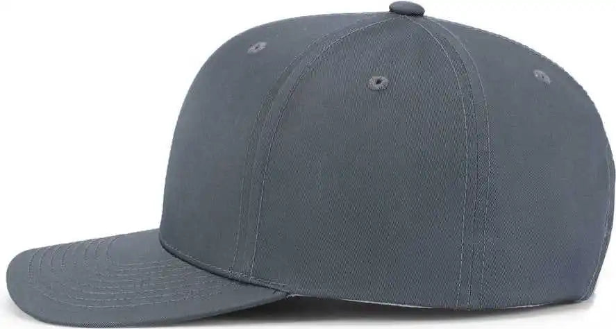 Pacific Headwear P322 Poly/cotton Snapback Cap Graphite