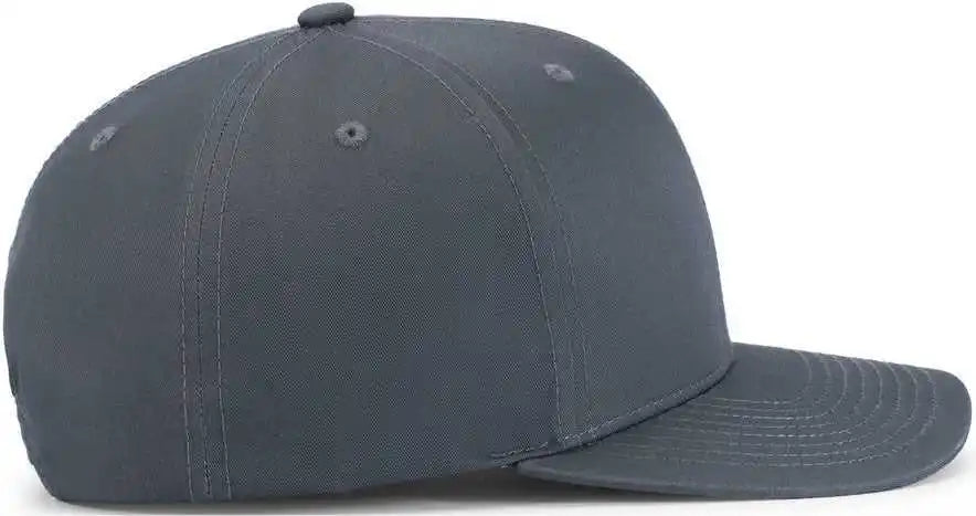 Pacific Headwear P322 Poly/cotton Snapback Cap Graphite