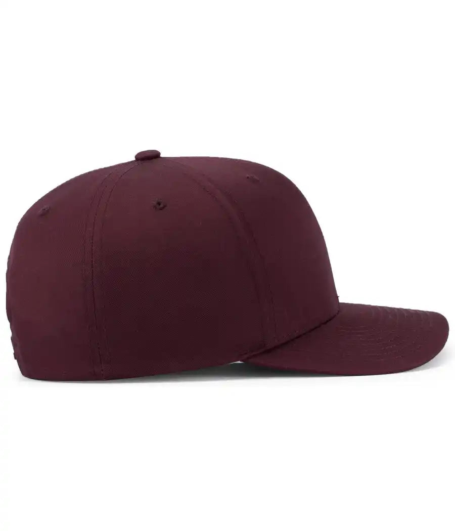 Pacific Headwear P322 Poly/cotton Snapback Cap - Maroon