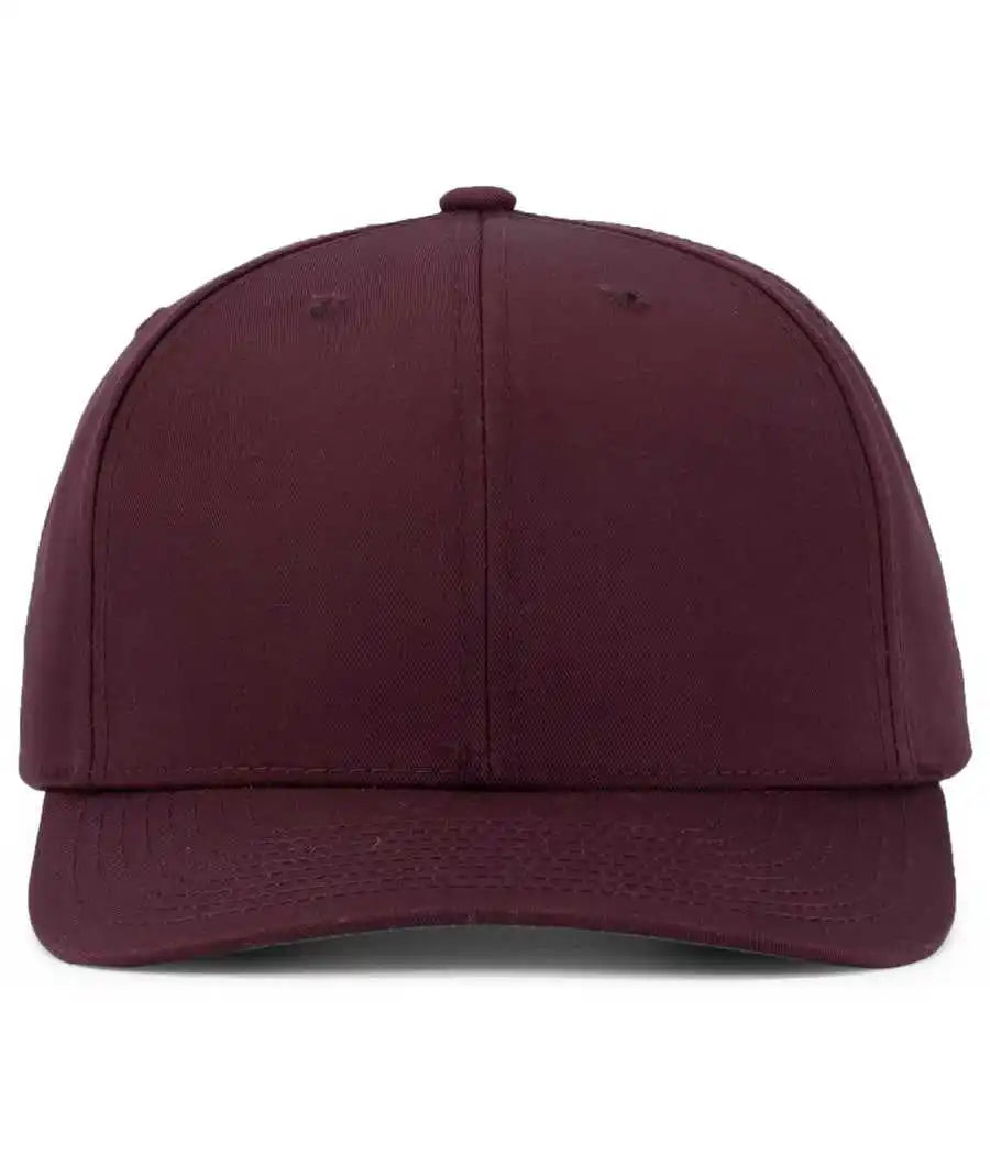 Pacific Headwear P322 Poly/cotton Snapback Cap - Maroon